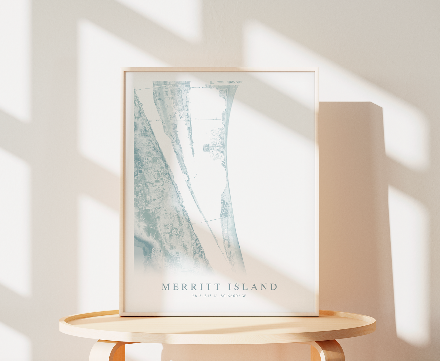 Merritt Island Map Print