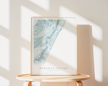 Pawleys Island Map Print