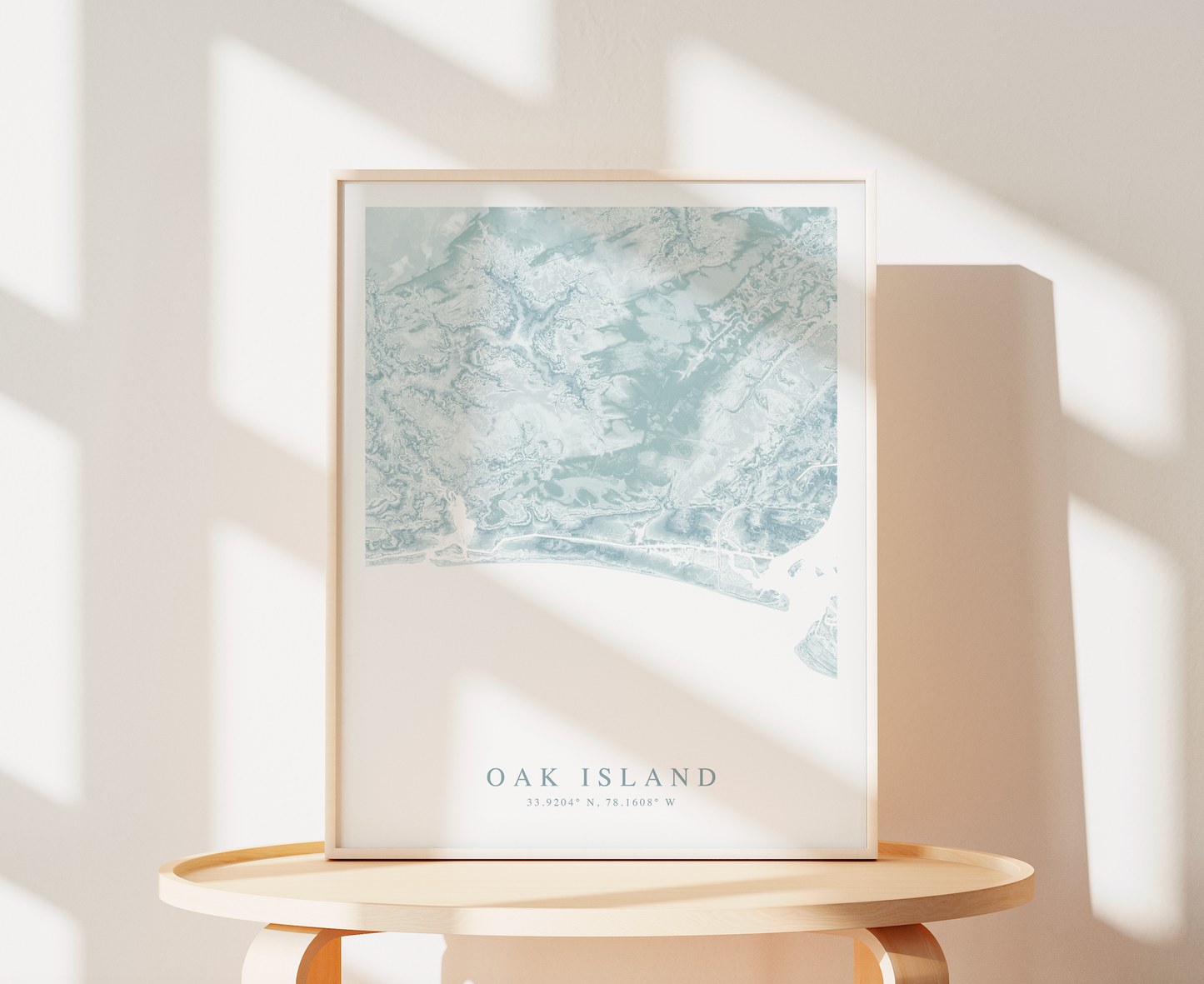 Oak Island Map Print