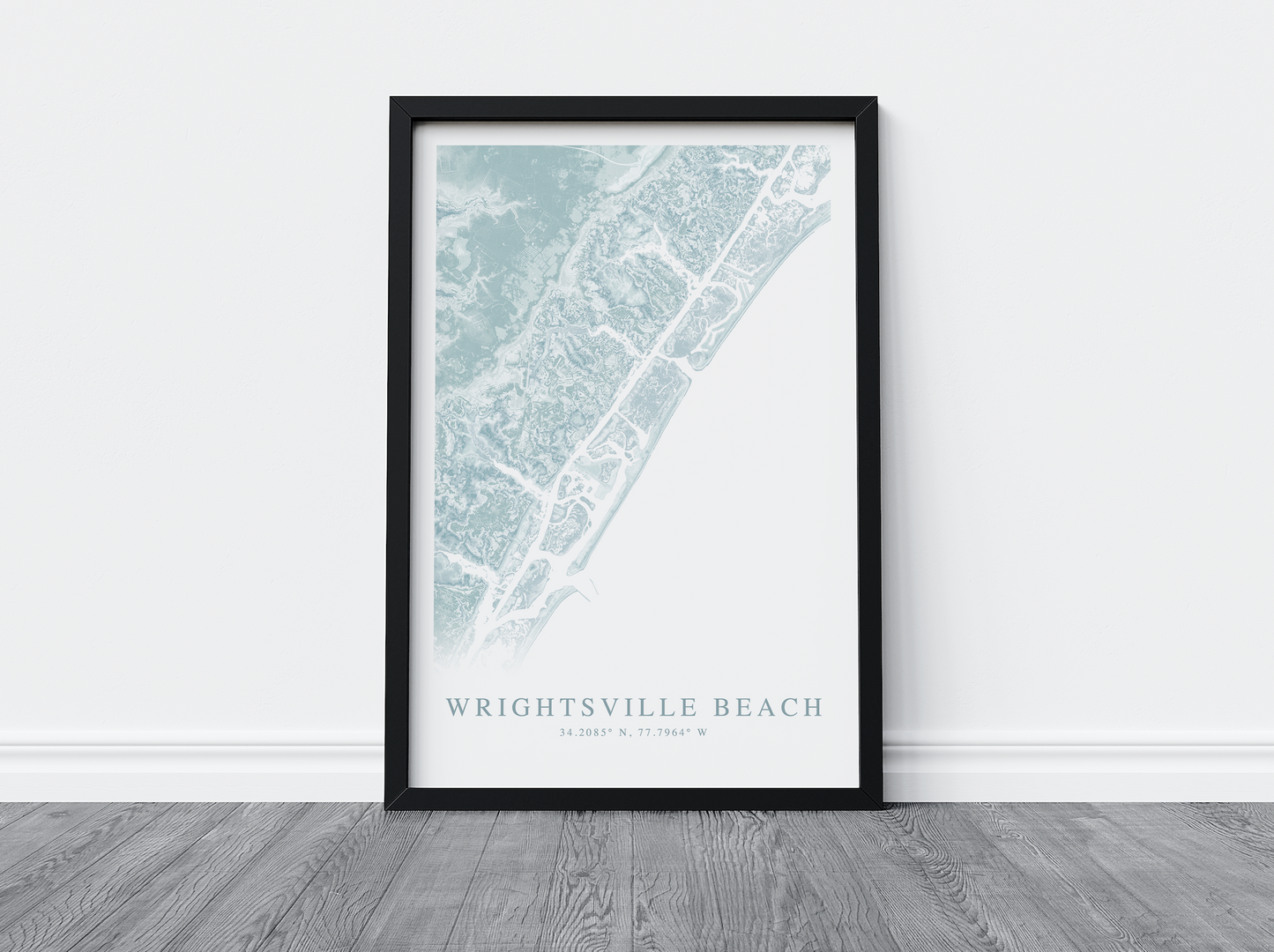 Wrightsville Beach Map Print