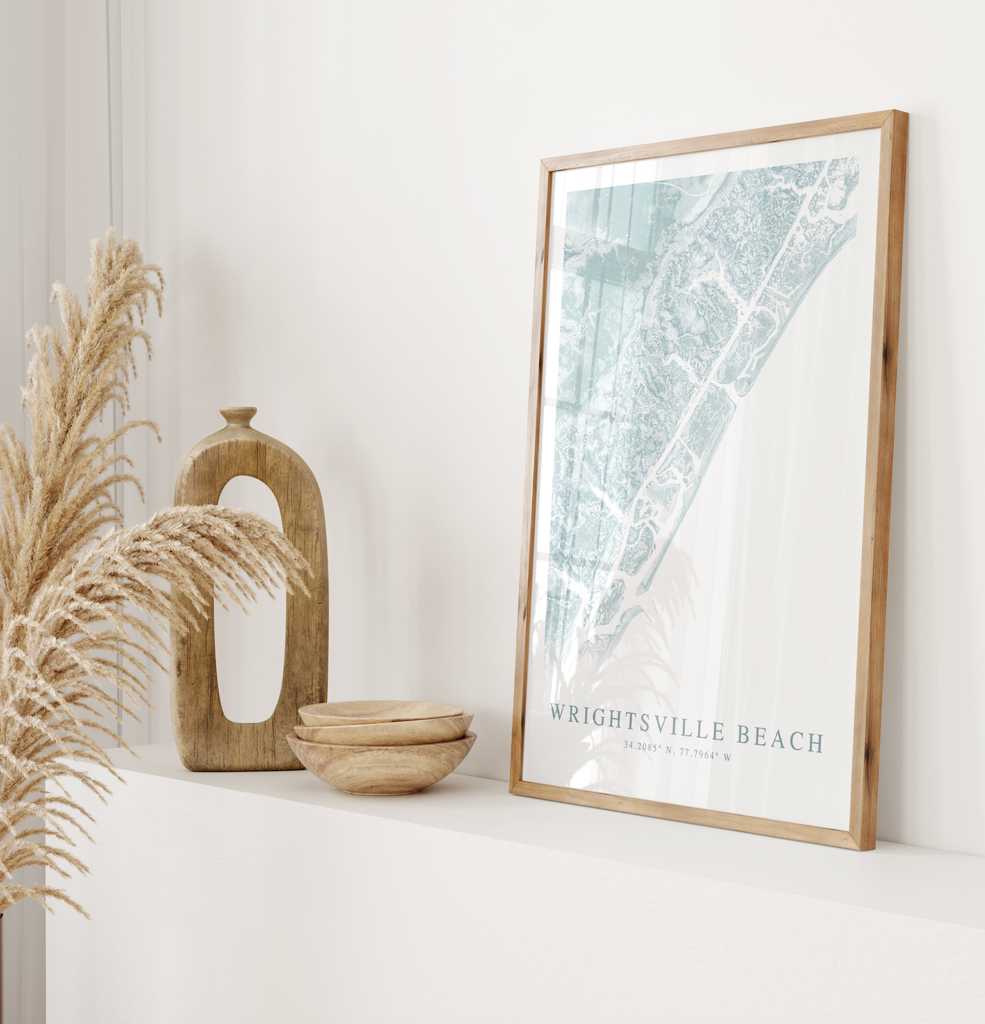 Wrightsville Beach Map Print