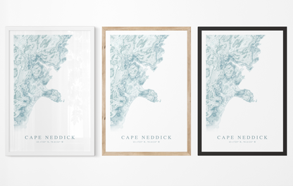 Cape Neddick Map Print