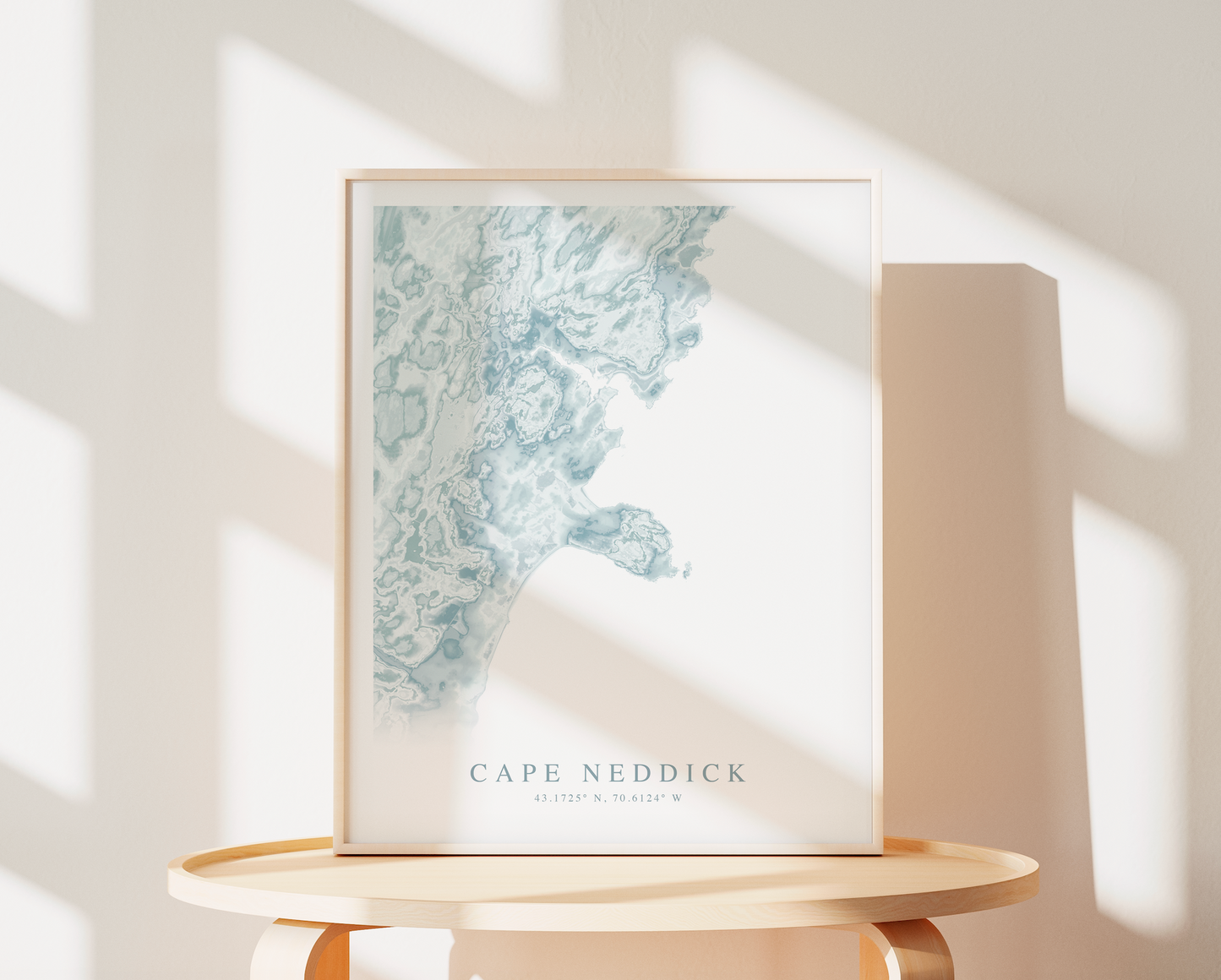 Cape Neddick Map Print