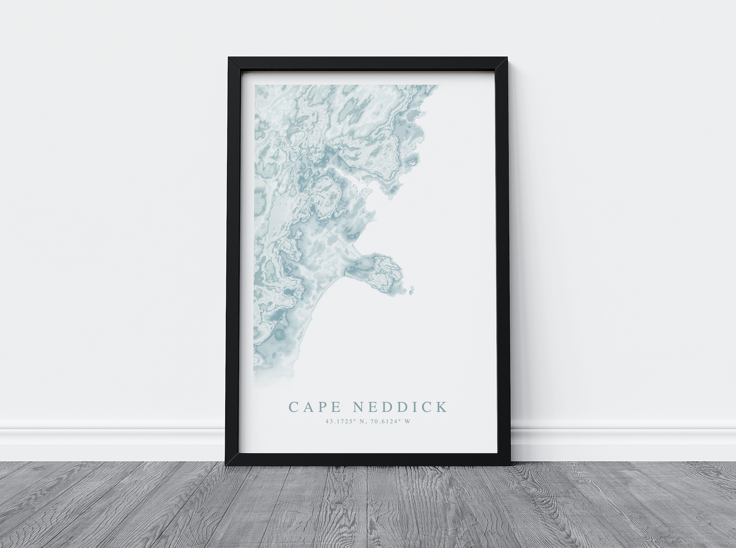 Cape Neddick Map Print