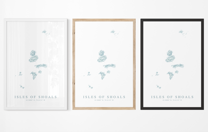 Isles of Shoals Map Print