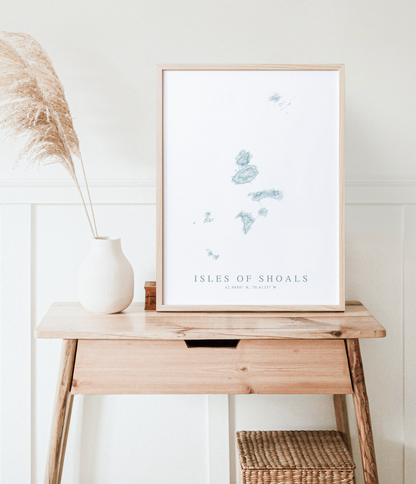 Isles of Shoals Map Print