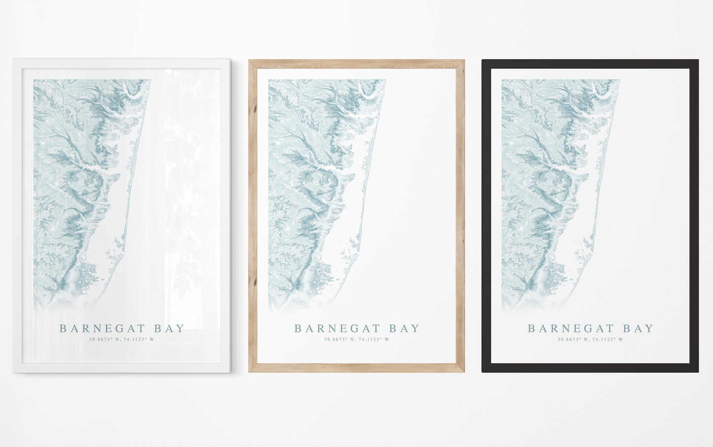 Barnegat Bay Map Print