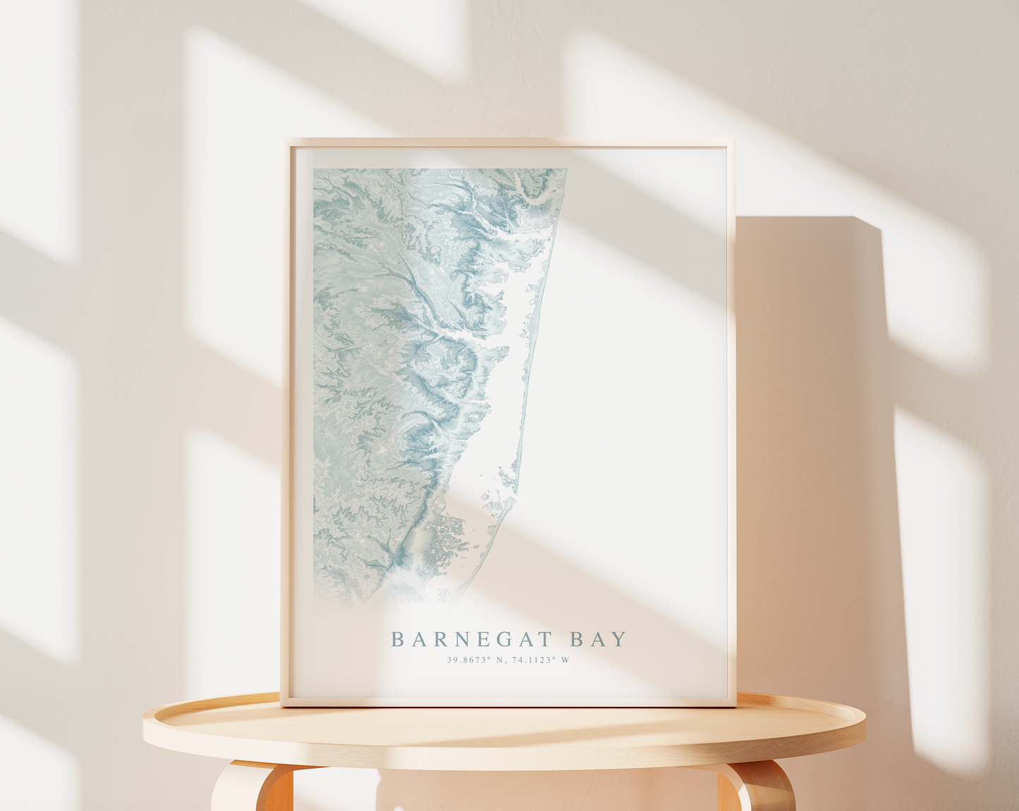 Barnegat Bay Map Print