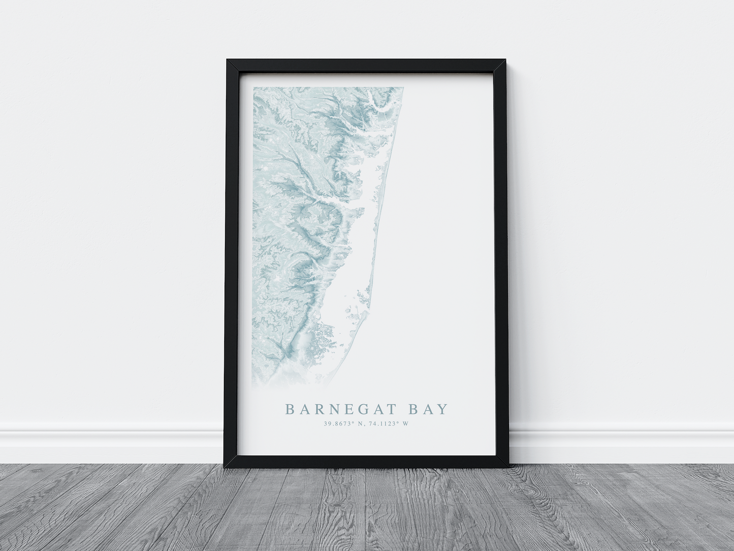 Barnegat Bay Map Print