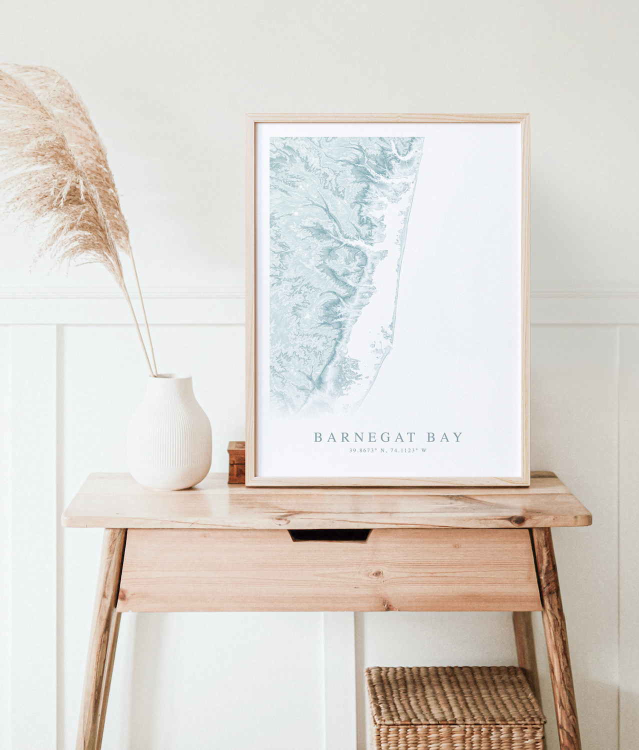 Barnegat Bay Map Print