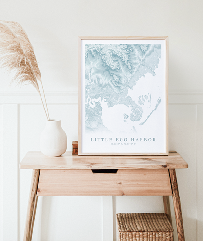 Little Egg Harbor Map Print