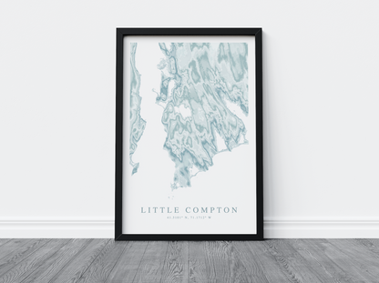 Little Compton Map Print