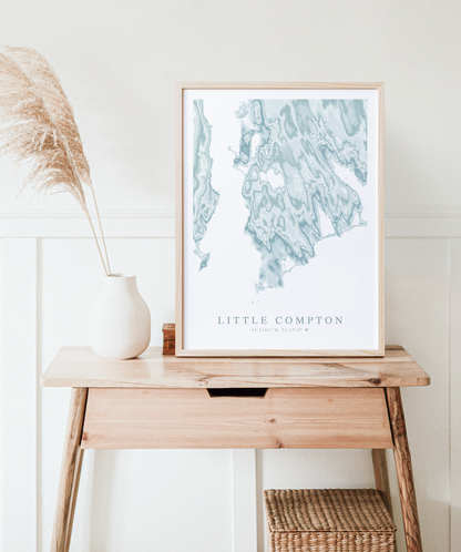 Little Compton Map Print