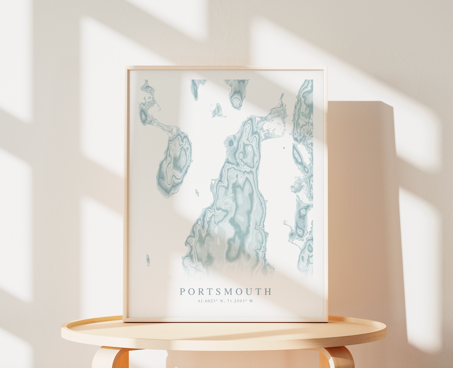 Portsmouth RI Map Print