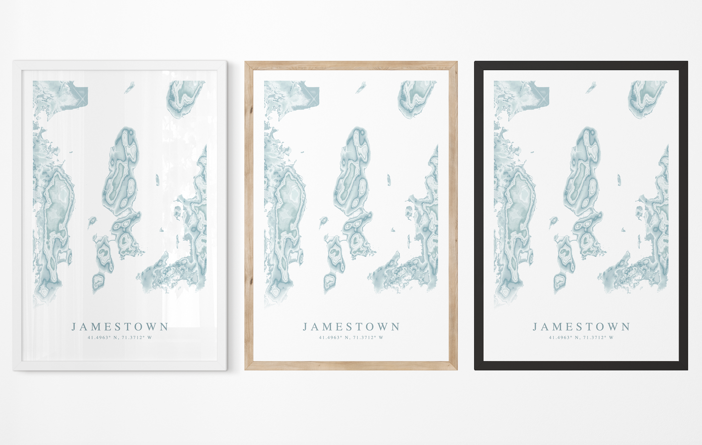 Jamestown Map Print