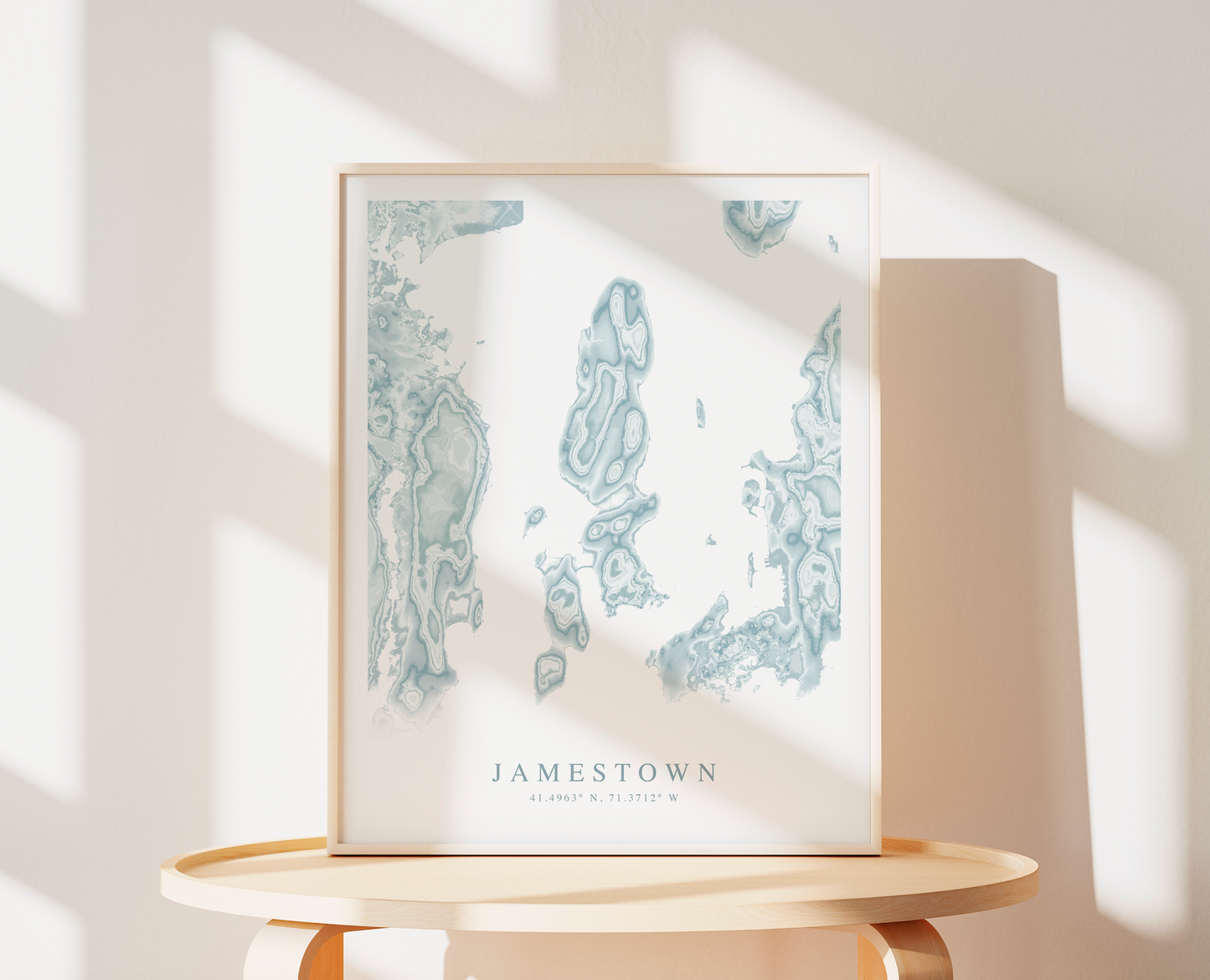 Jamestown Map Print