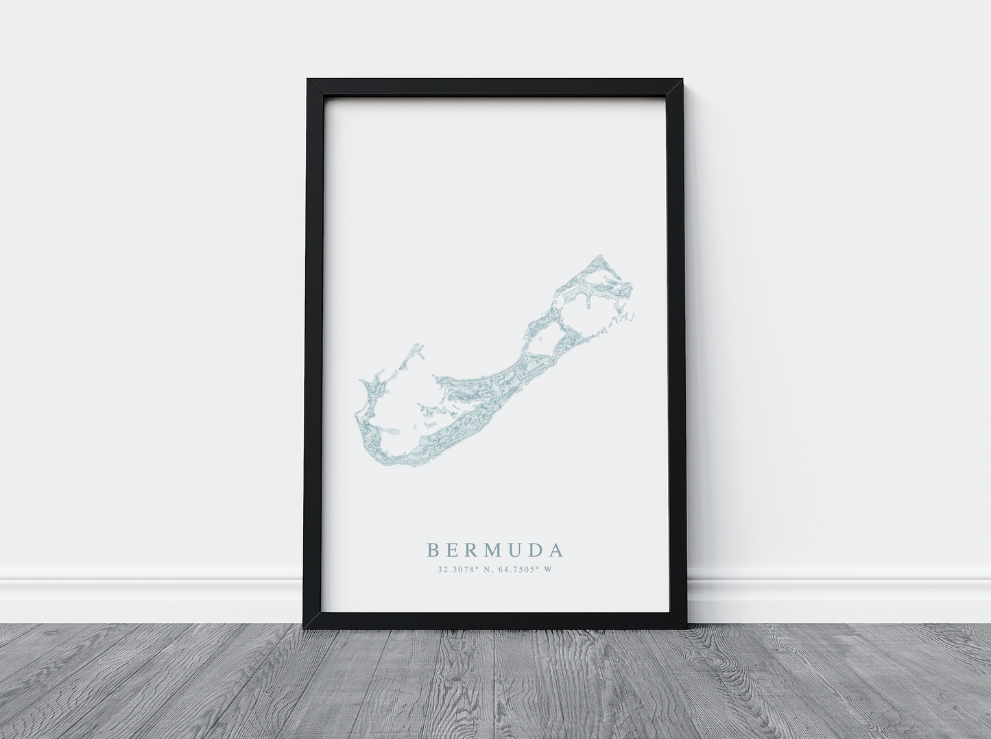 Bermuda Map Print