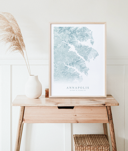 Annapolis Map Print