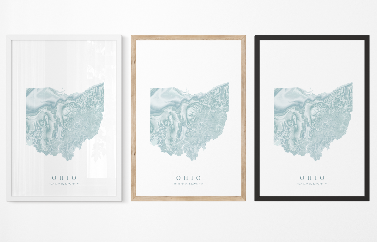 Ohio Map Print