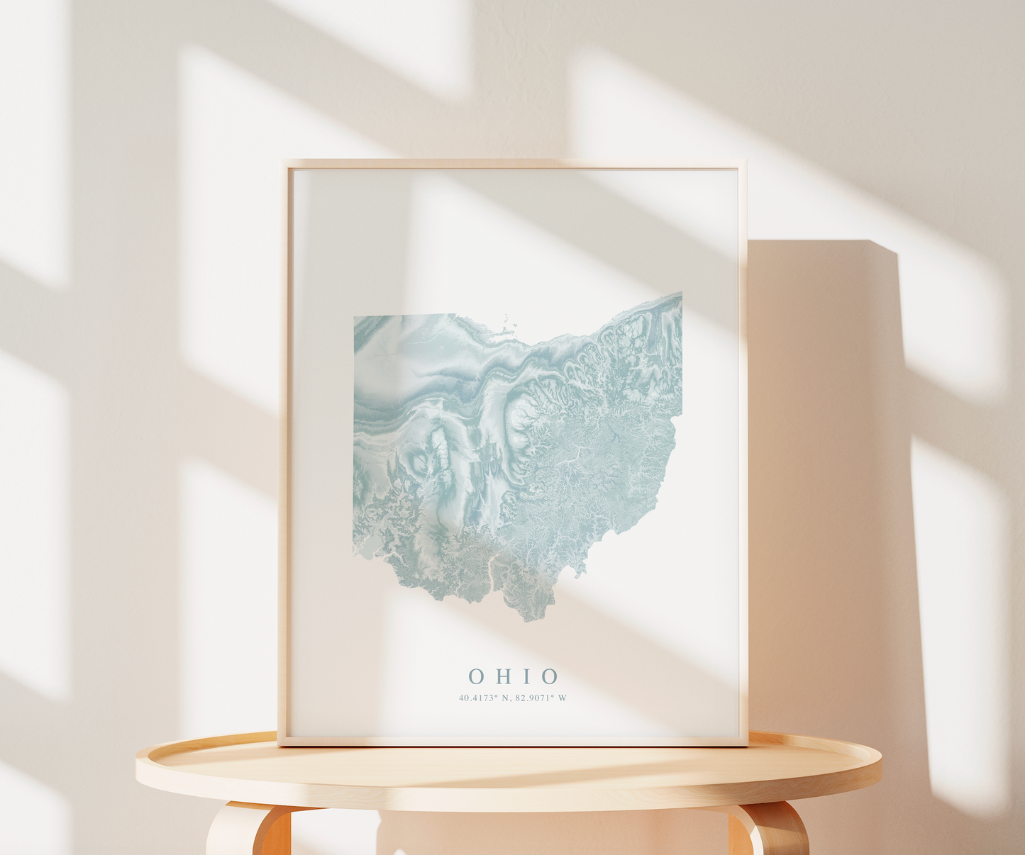 Ohio Map Print