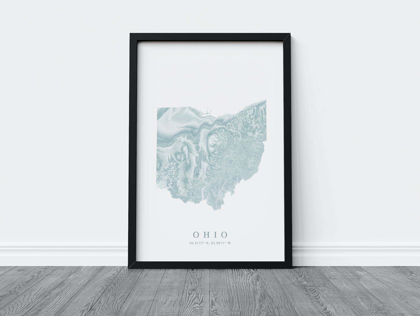 Ohio Map Print