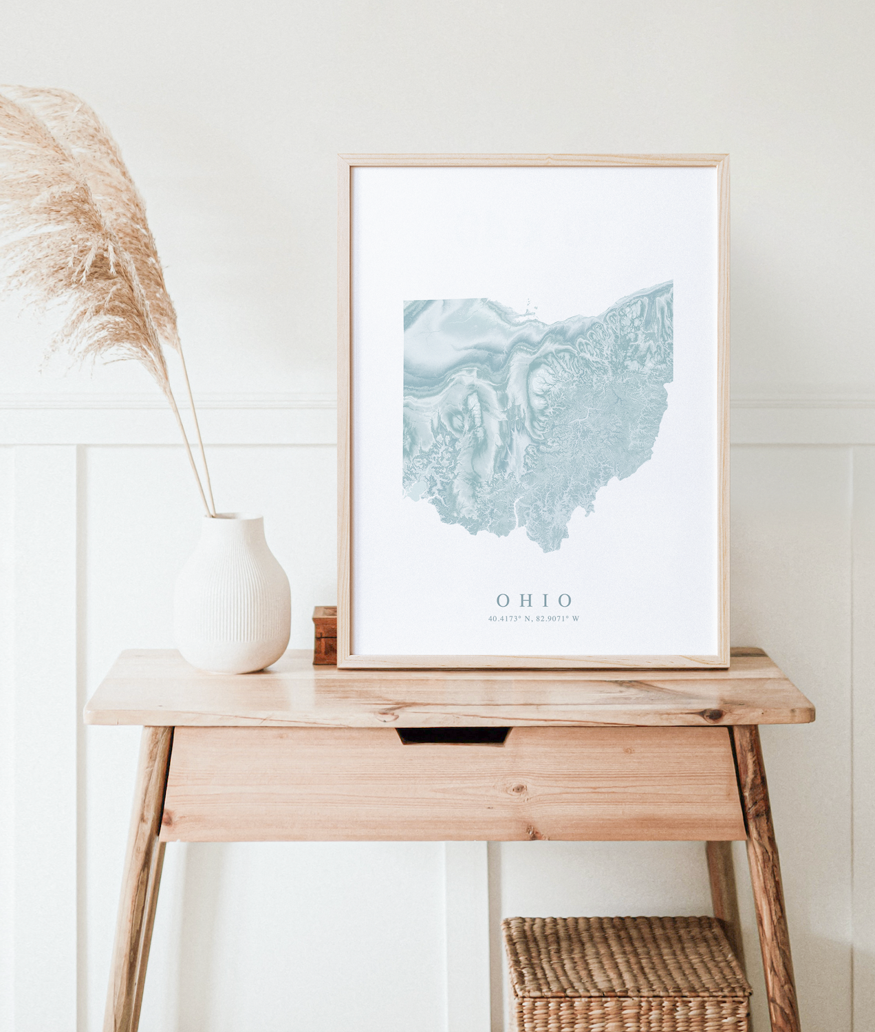 Ohio Map Print