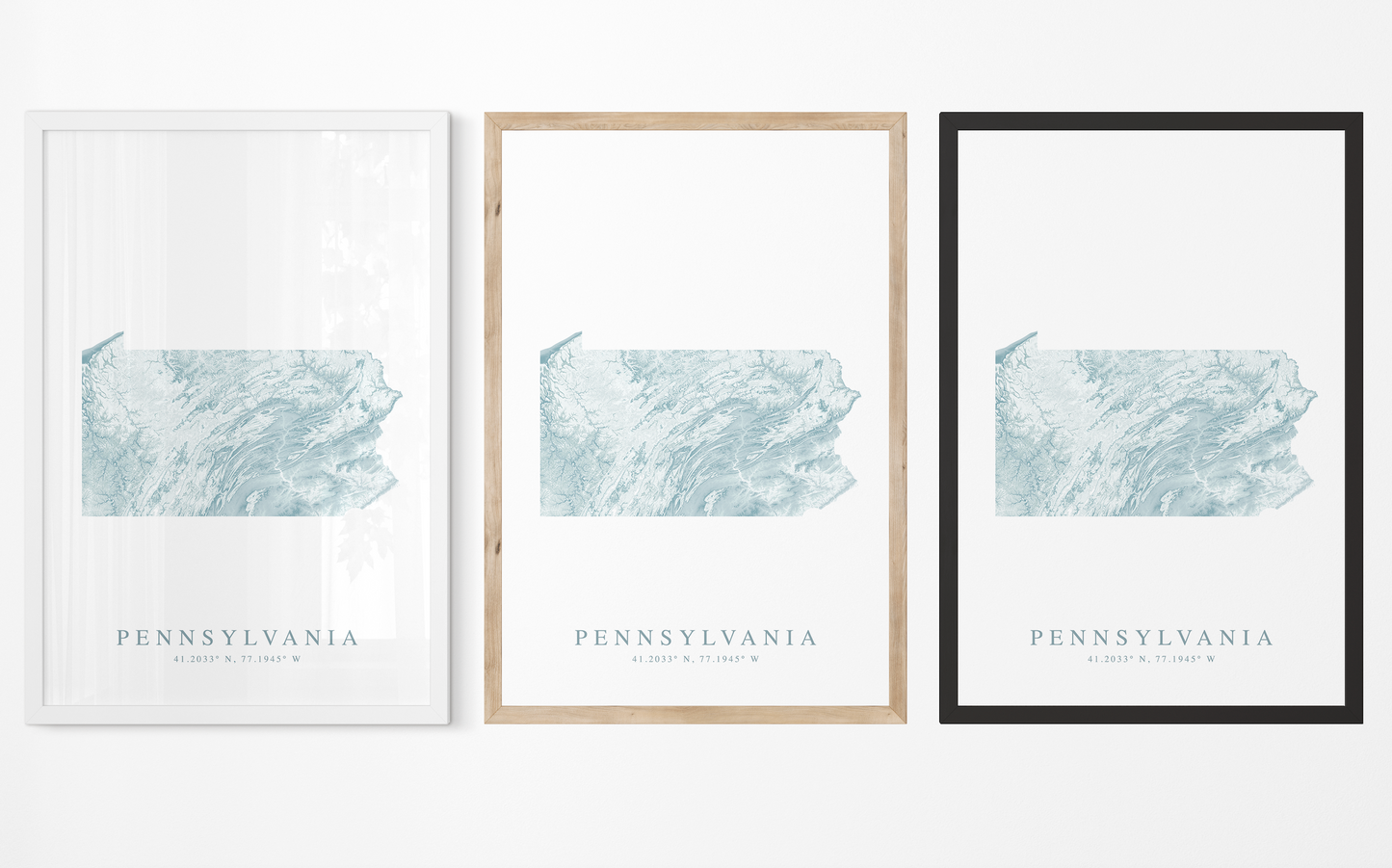 Pennsylvania Map Print