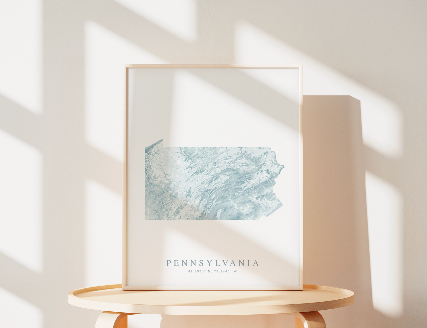 Pennsylvania Map Print