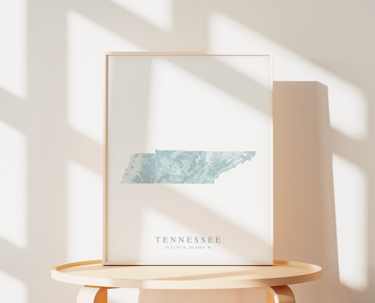 Tennessee Map Print