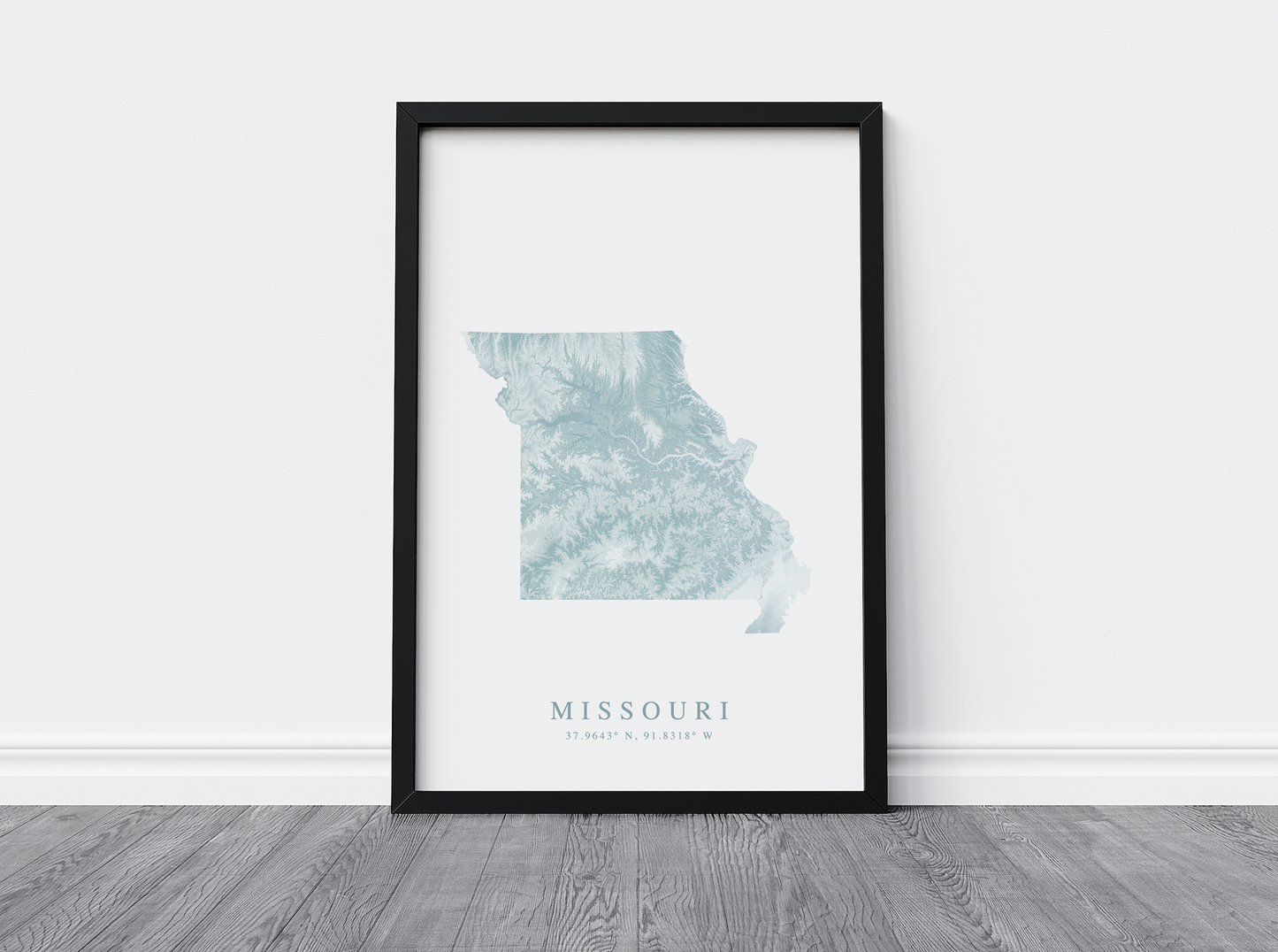 Missouri Map Print