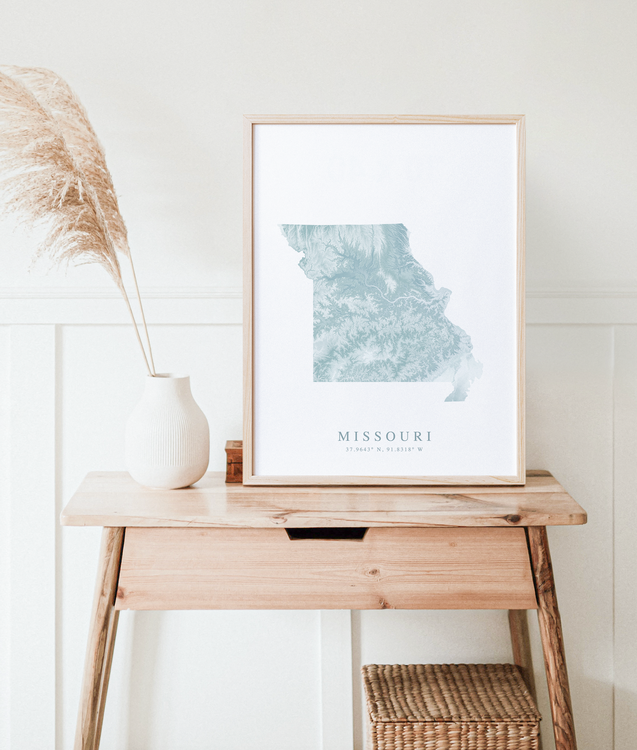 Missouri Map Print