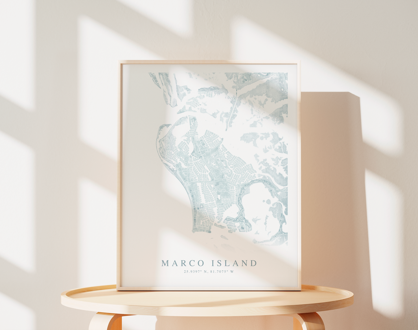 Marco Island Map Print