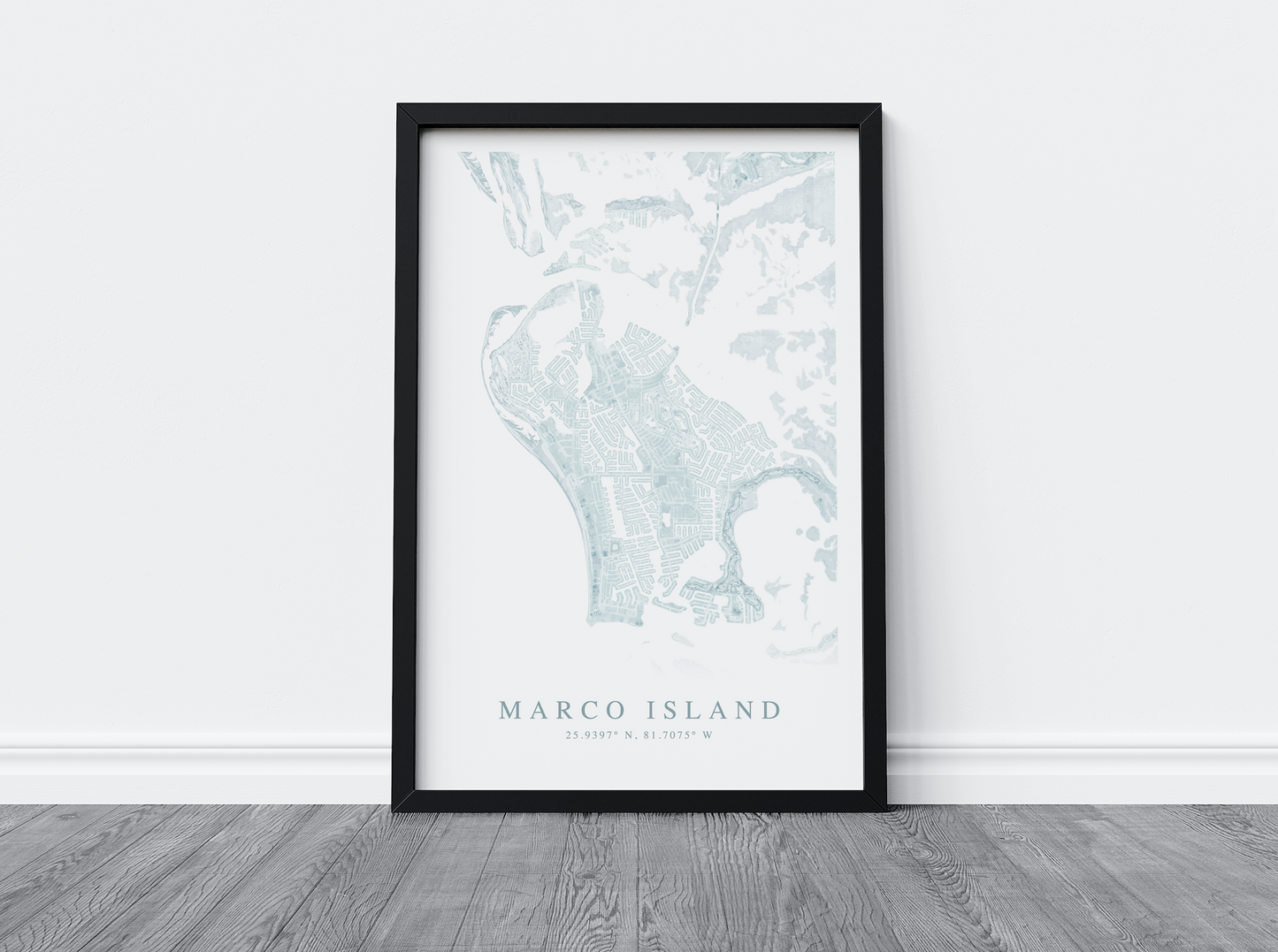 Marco Island Map Print