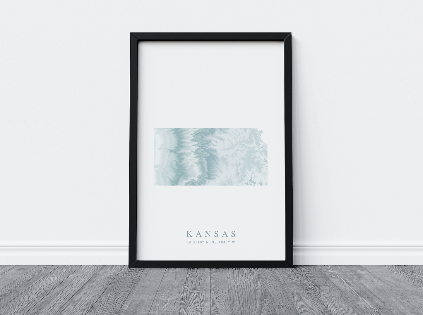 Kansas Map Print