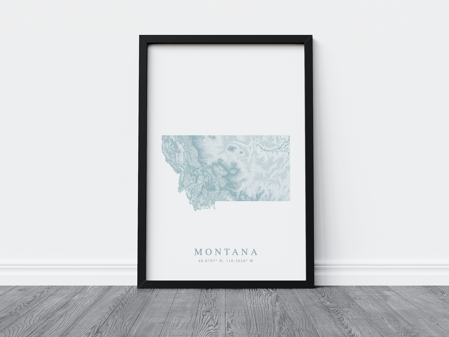 Montana Map Print