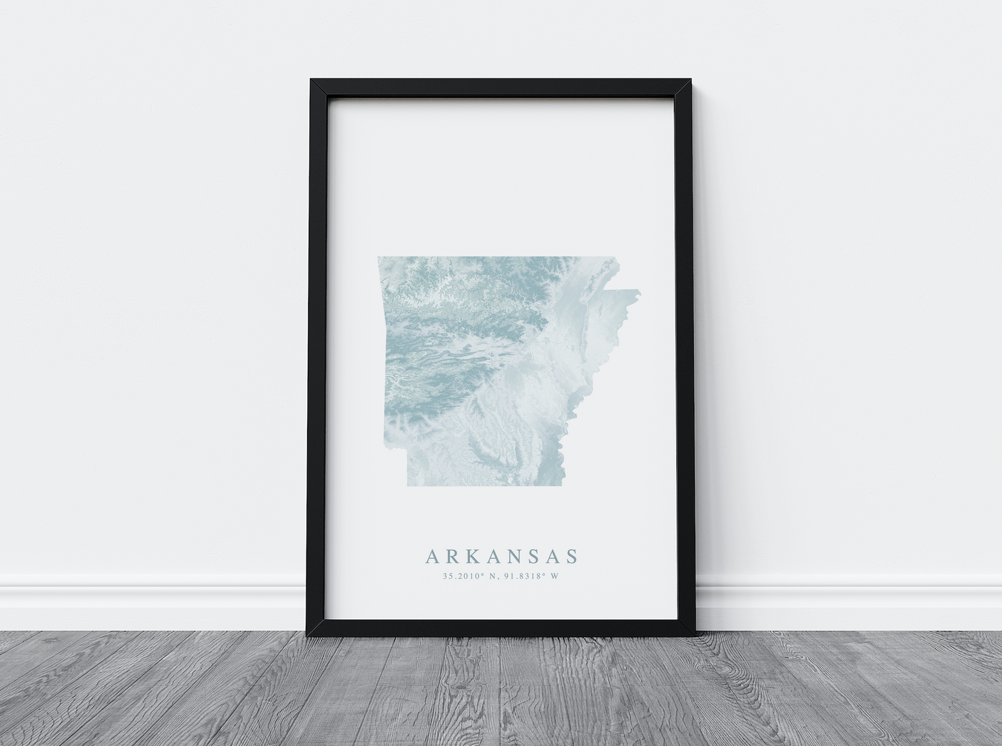 Arkansas Map Print