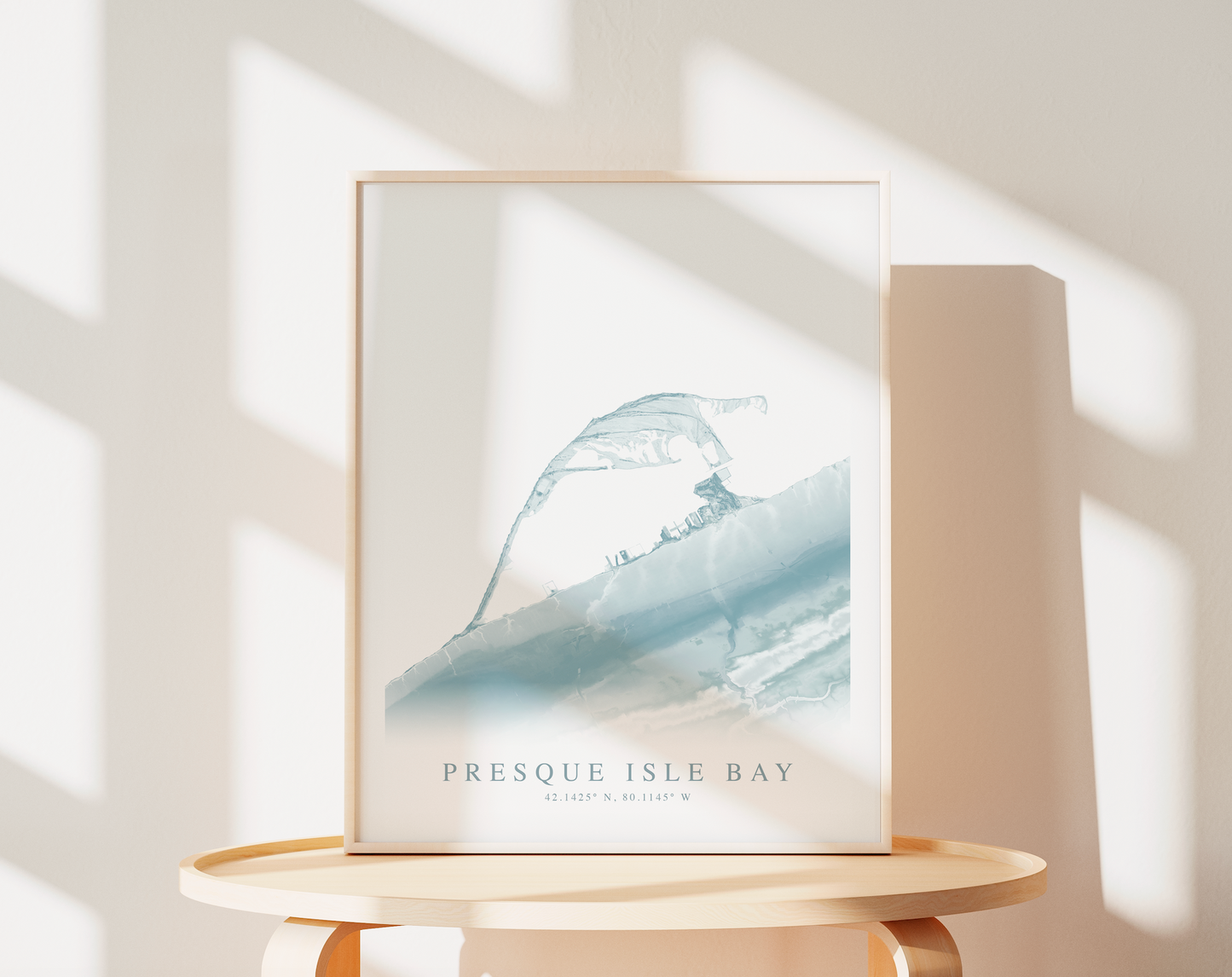 Presque Isle Bay Map Print