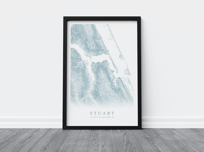 Stuart Map Print