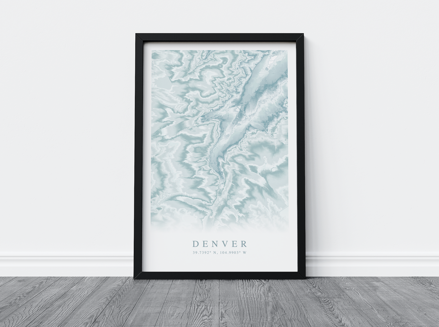 Denver Map Print