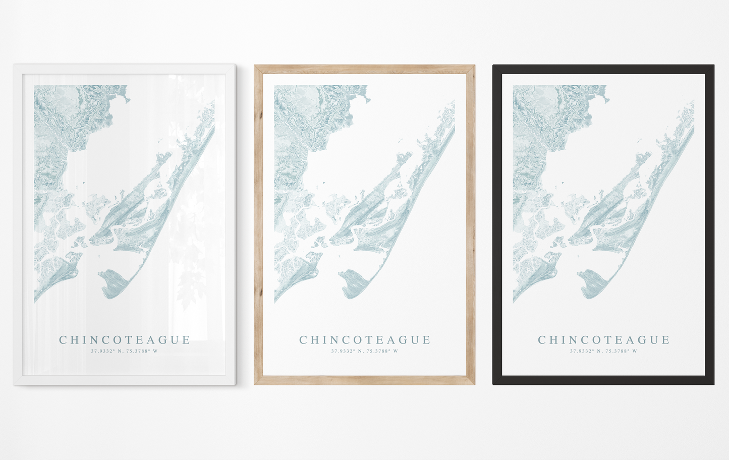 Chincoteague Map Print