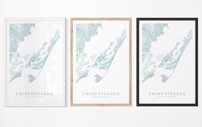 Chincoteague Map Print