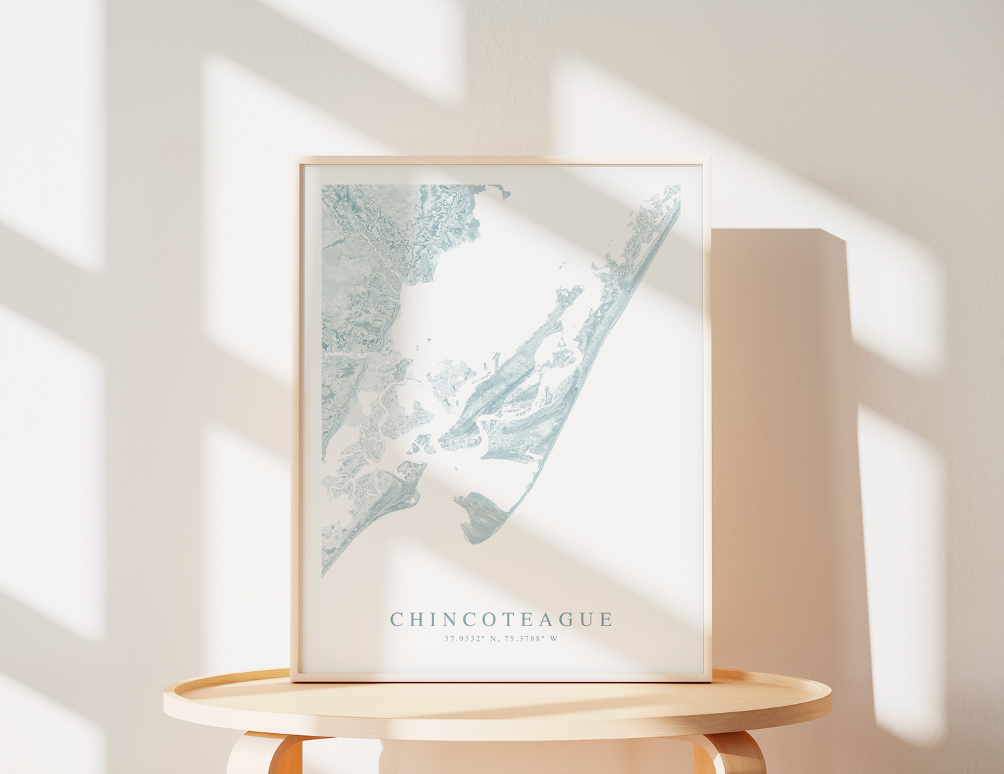 Chincoteague Map Print