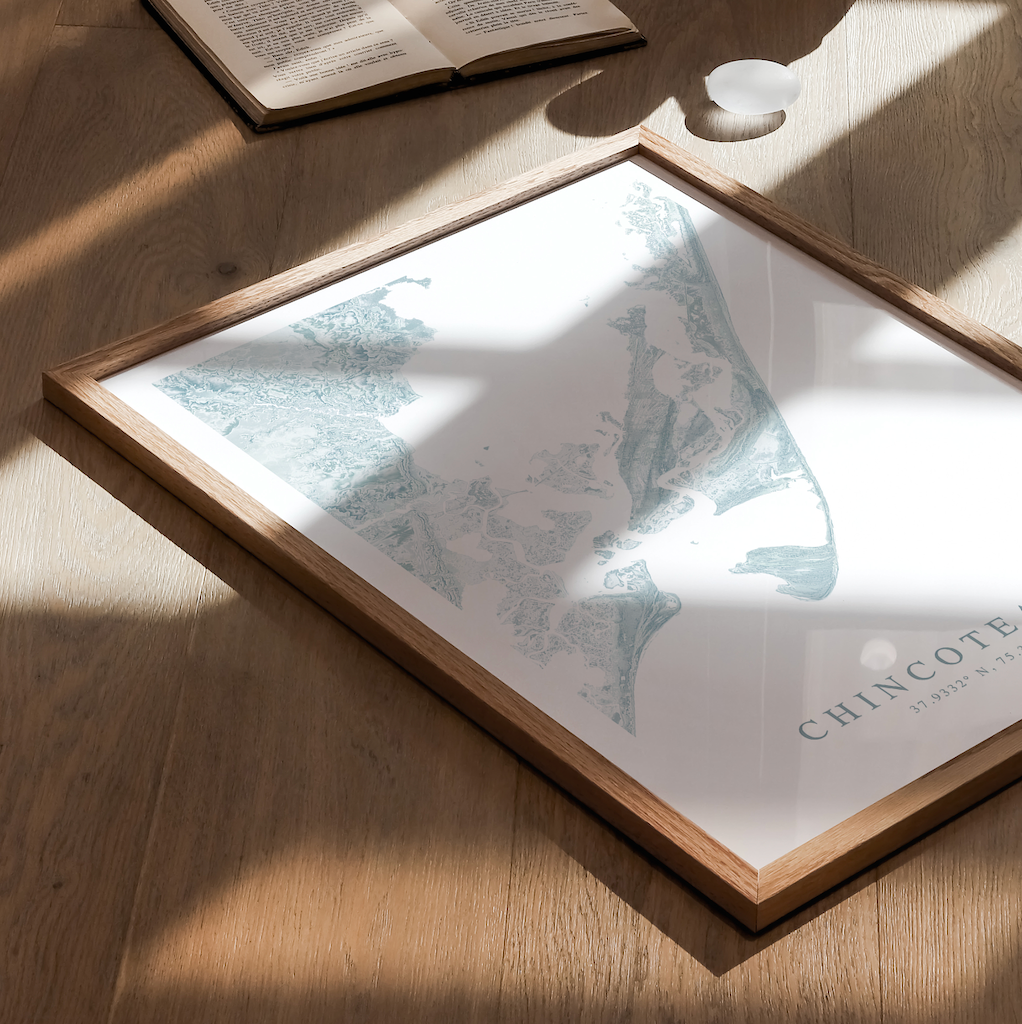 Chincoteague Map Print