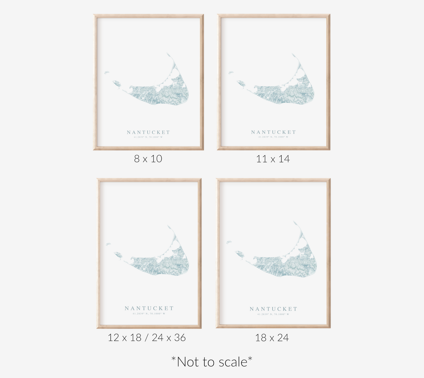 Nantucket Map Print