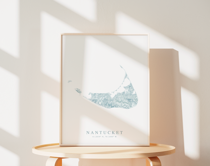 Nantucket Map Print