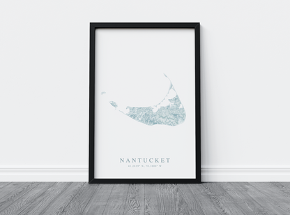 Nantucket Map Print