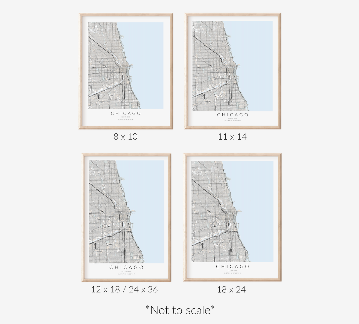 Chicago Map Print