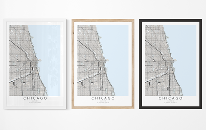 Chicago Map Print