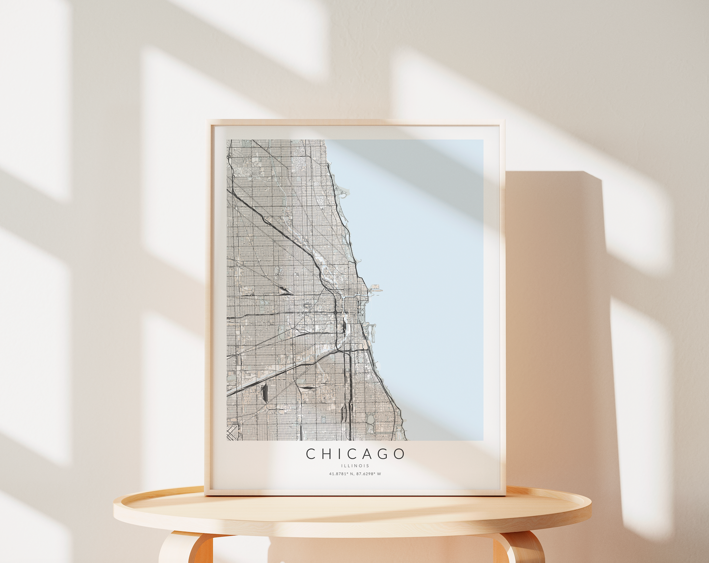 Chicago Map Print