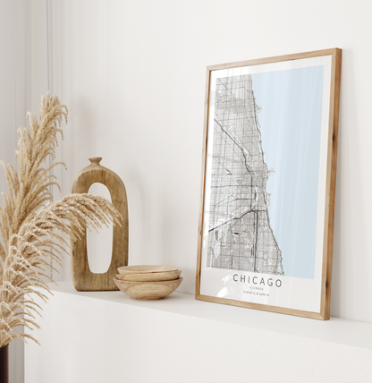 Chicago Map Print